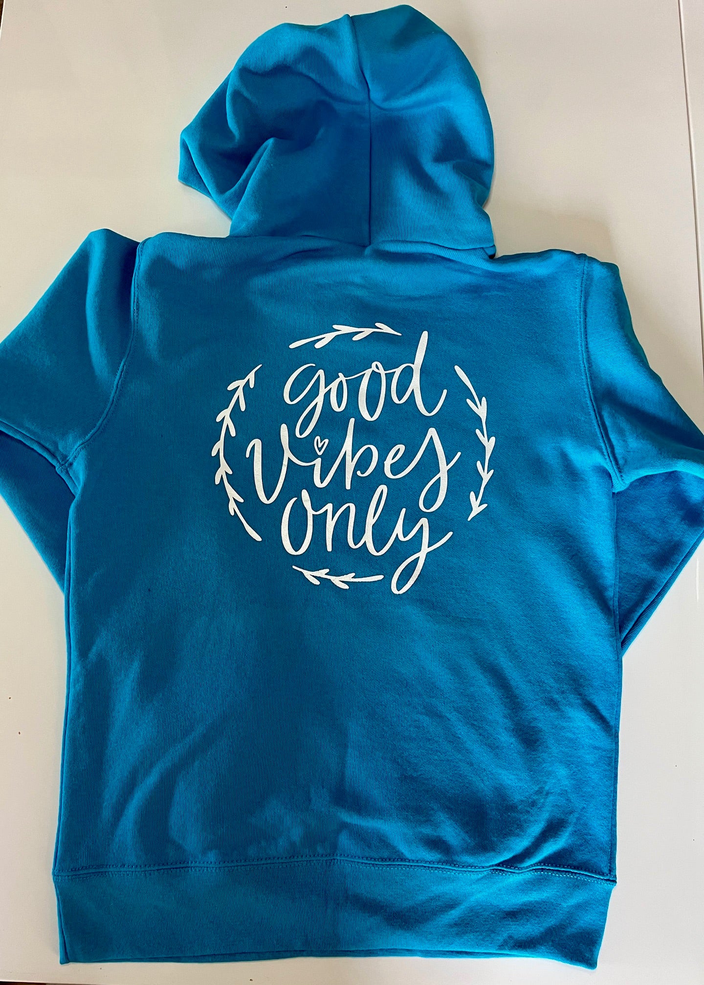Adults Good Vibes Only Printed Hoodie