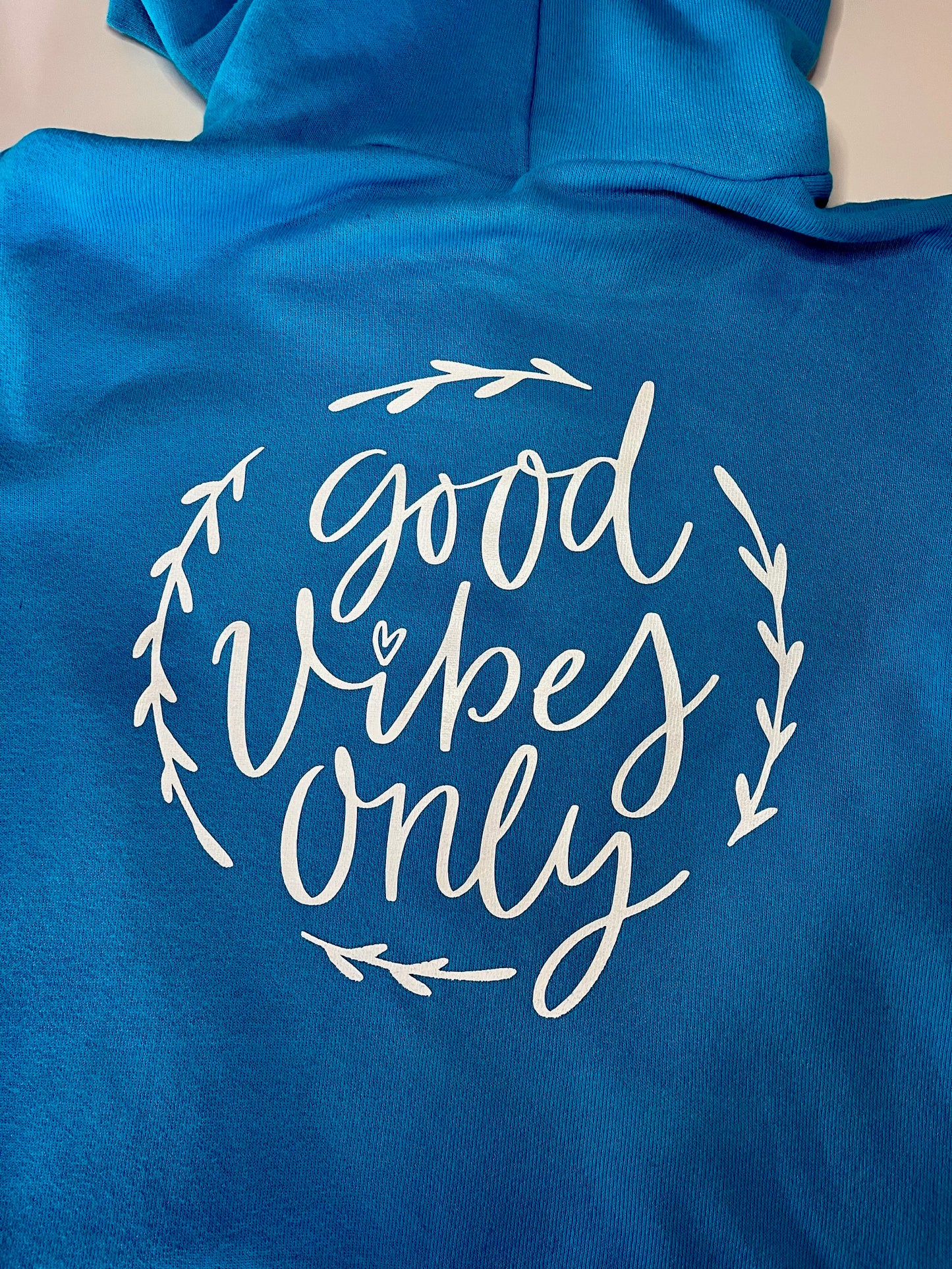 Adults Good Vibes Only Printed Hoodie