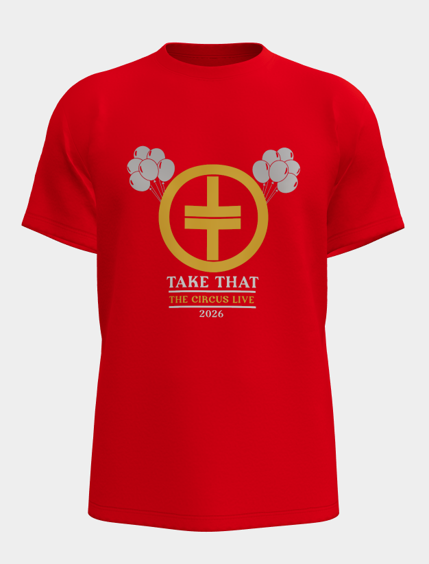 Short sleeved take that circus tour t-shirt