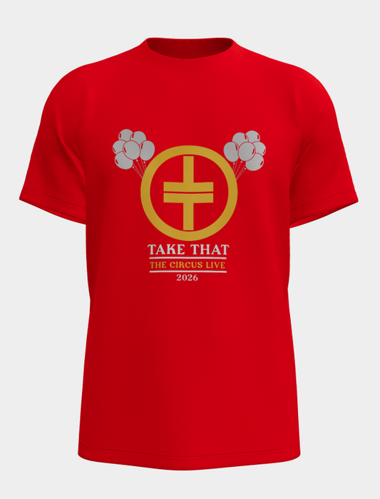 Short sleeved take that circus tour t-shirt