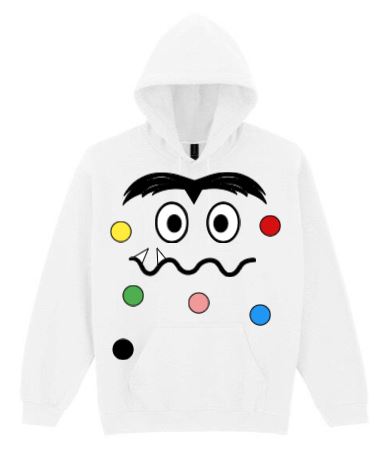 Colour Monster Hoodie | Emotion Characters, Bright Colours